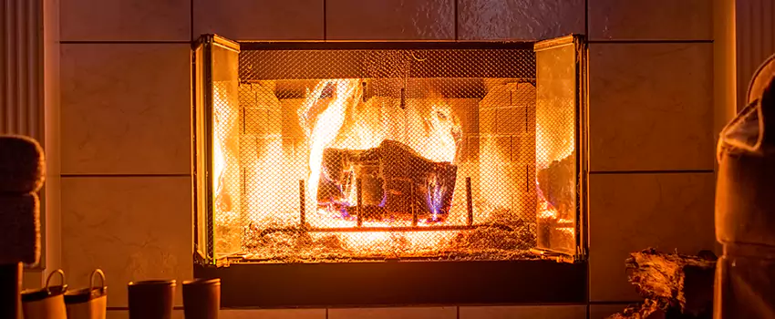 Mendota Hearth Landscape Fireplace Installation in Copperas Cove, Texas